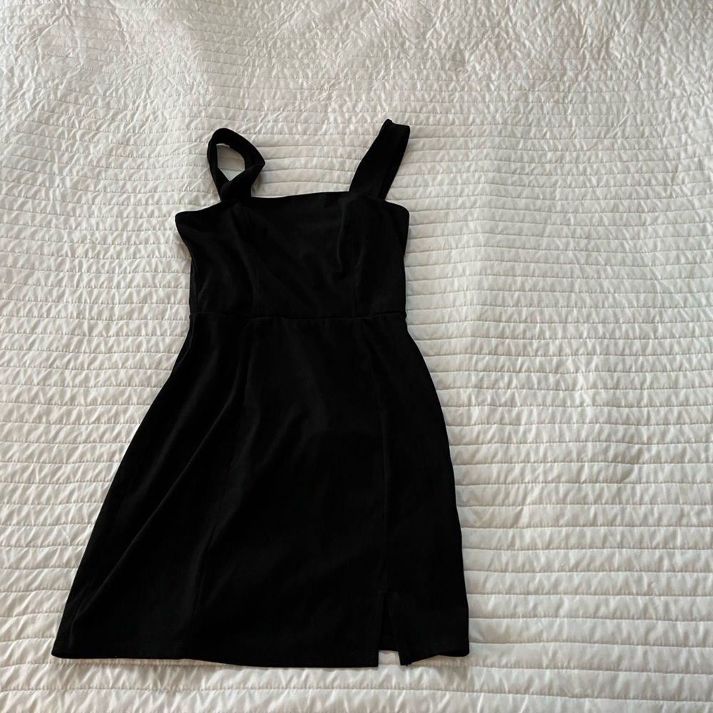trixxi dress black velvet mini
